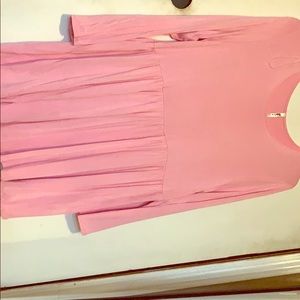 Boutique pink babydoll shirt tunic length 😊